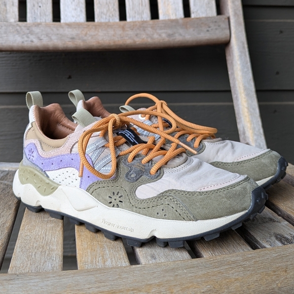 Flower Mountain Yamano 3 Uni Sneakers Rocky / Lilac Violet Women's US 7 - Picture 2 of 12